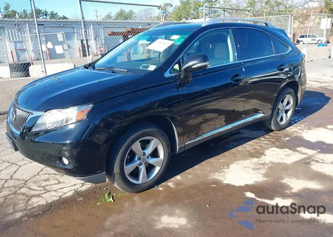 2010 Lexus Rx 350 z USA, uszkodzony, nr VIN 2T2BK1BA3AC052725